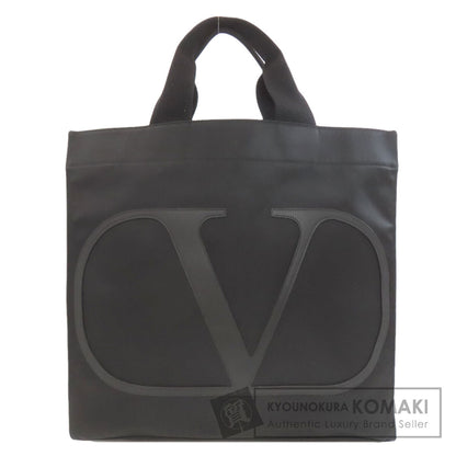 VALENTINO バレンティノ ロゴ トートバッグ ナイロン レディース 中古