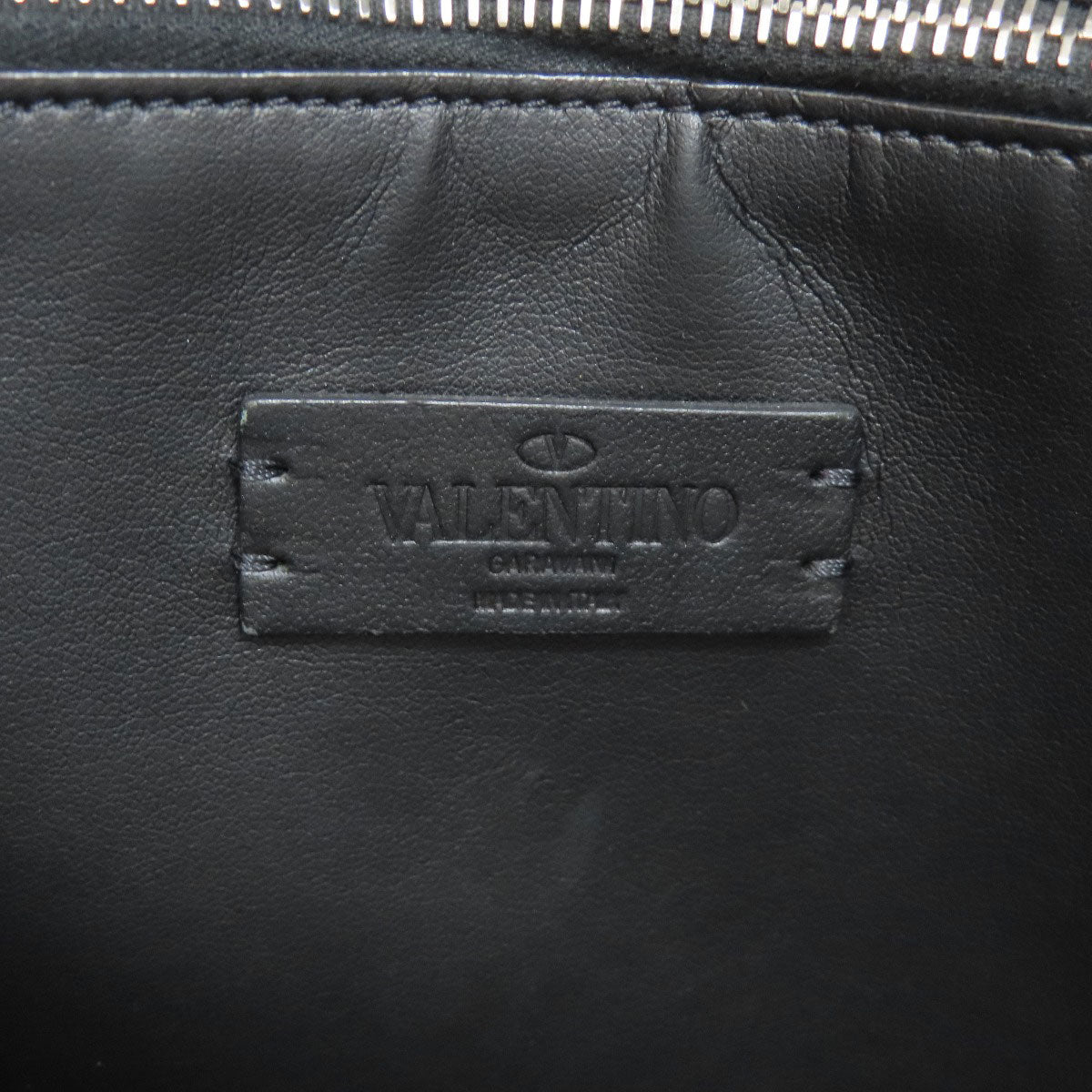 VALENTINO バレンティノ ロゴ トートバッグ ナイロン レディース 中古