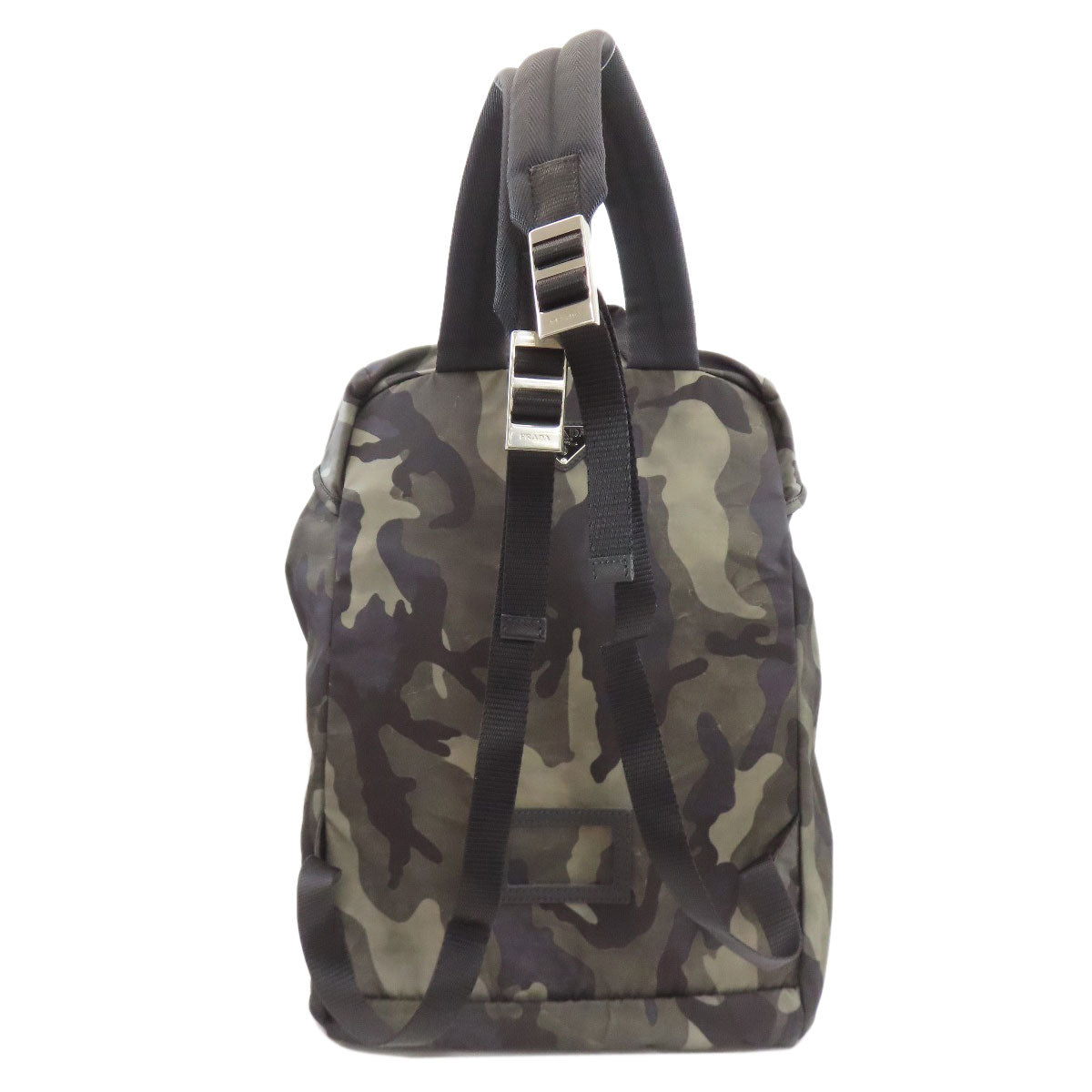 PRADA プラダ カモフラージュ柄 リュック・デイパック ナイロン レディース 中古