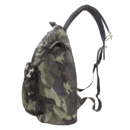 PRADA プラダ カモフラージュ柄 リュック・デイパック ナイロン レディース 中古