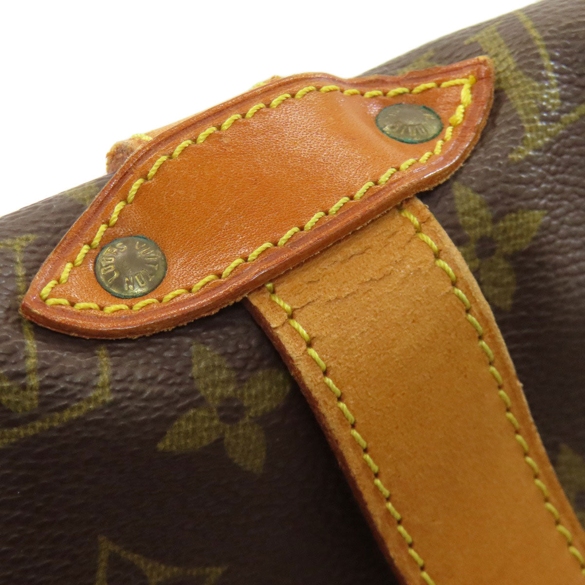 LOUIS VUITTON ルイヴィトン M42254 ソミュール35 ショルダーバッグ モノグラムキャンバス レディース 中古