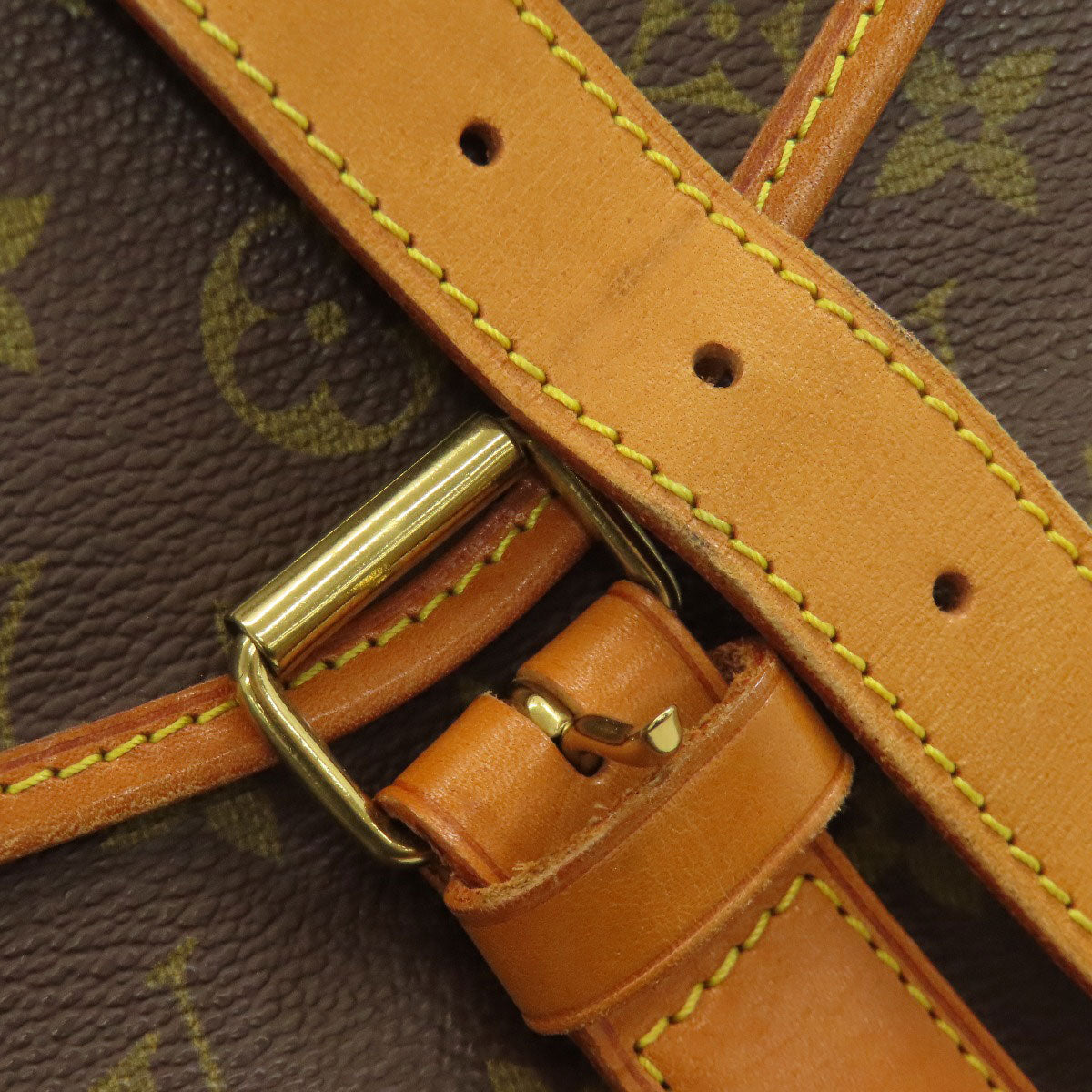 LOUIS VUITTON ルイヴィトン M42254 ソミュール35 ショルダーバッグ モノグラムキャンバス レディース 中古