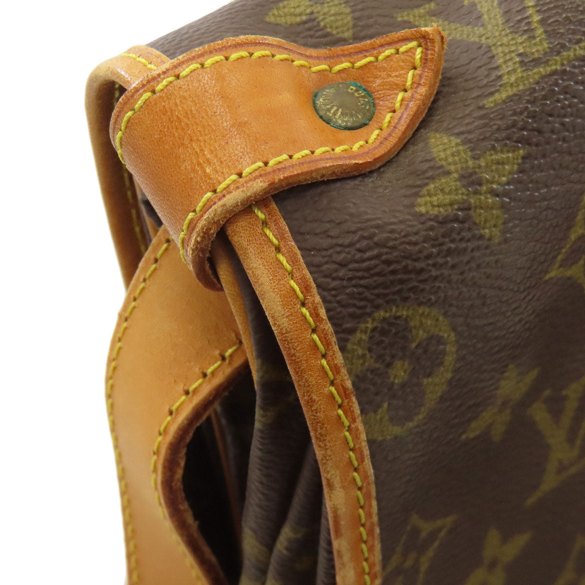 LOUIS VUITTON ルイヴィトン M42254 ソミュール35 ショルダーバッグ モノグラムキャンバス レディース 中古