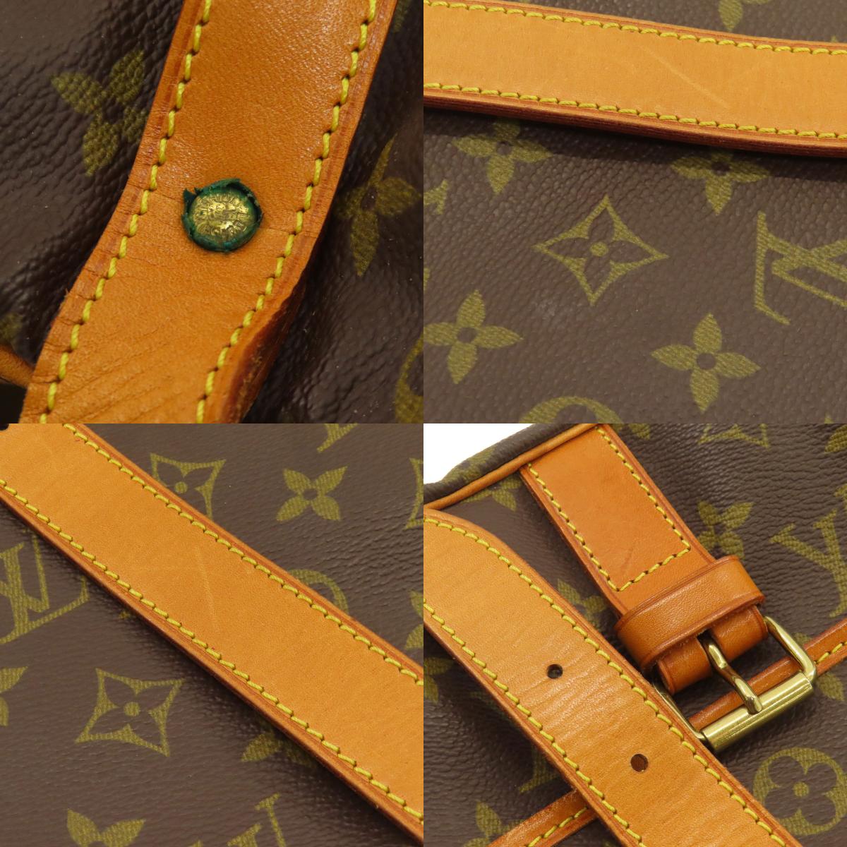 LOUIS VUITTON ルイヴィトン M42254 ソミュール35 ショルダーバッグ モノグラムキャンバス レディース 中古