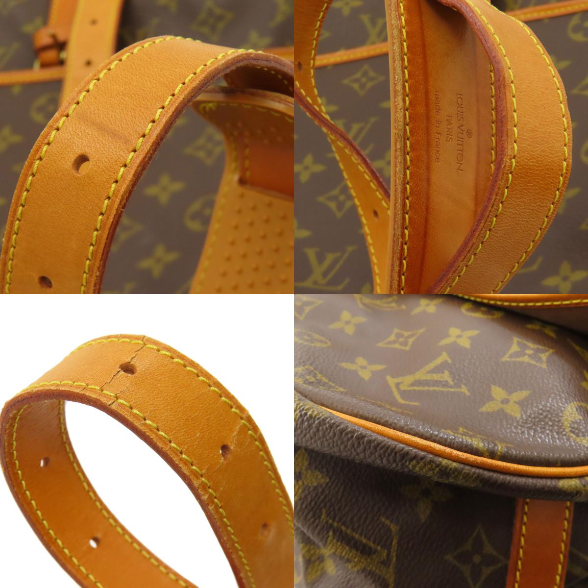 LOUIS VUITTON ルイヴィトン M42254 ソミュール35 ショルダーバッグ モノグラムキャンバス レディース 中古