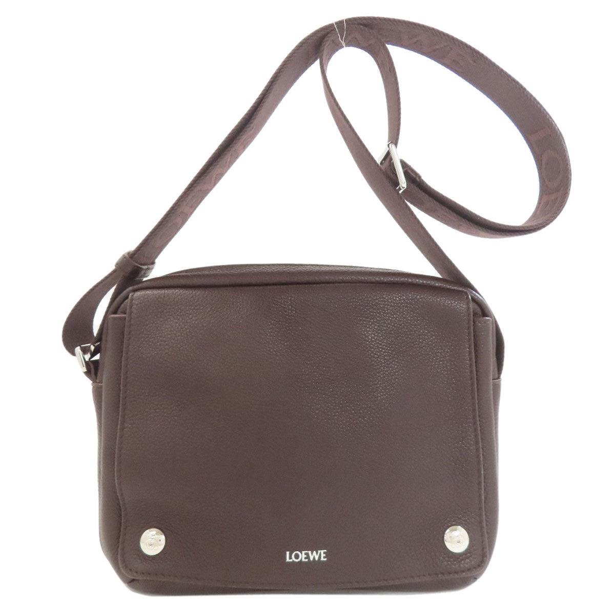 LOEWE ロエベ アナグラム ショルダーバッグ カーフ レディース 中古