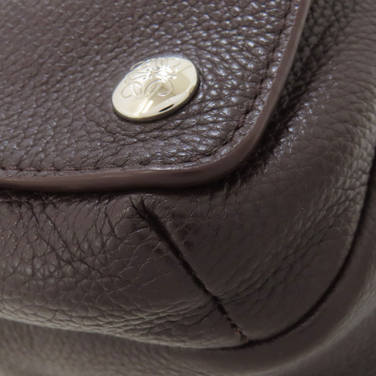 LOEWE ロエベ アナグラム ショルダーバッグ カーフ レディース 中古