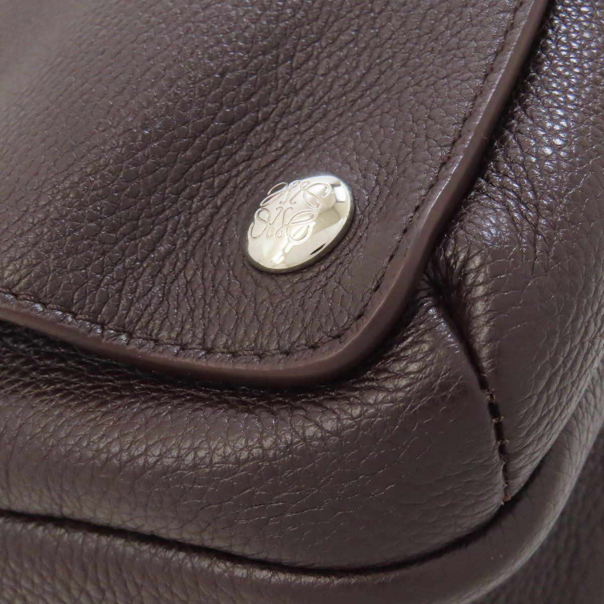 LOEWE ロエベ アナグラム ショルダーバッグ カーフ レディース 中古