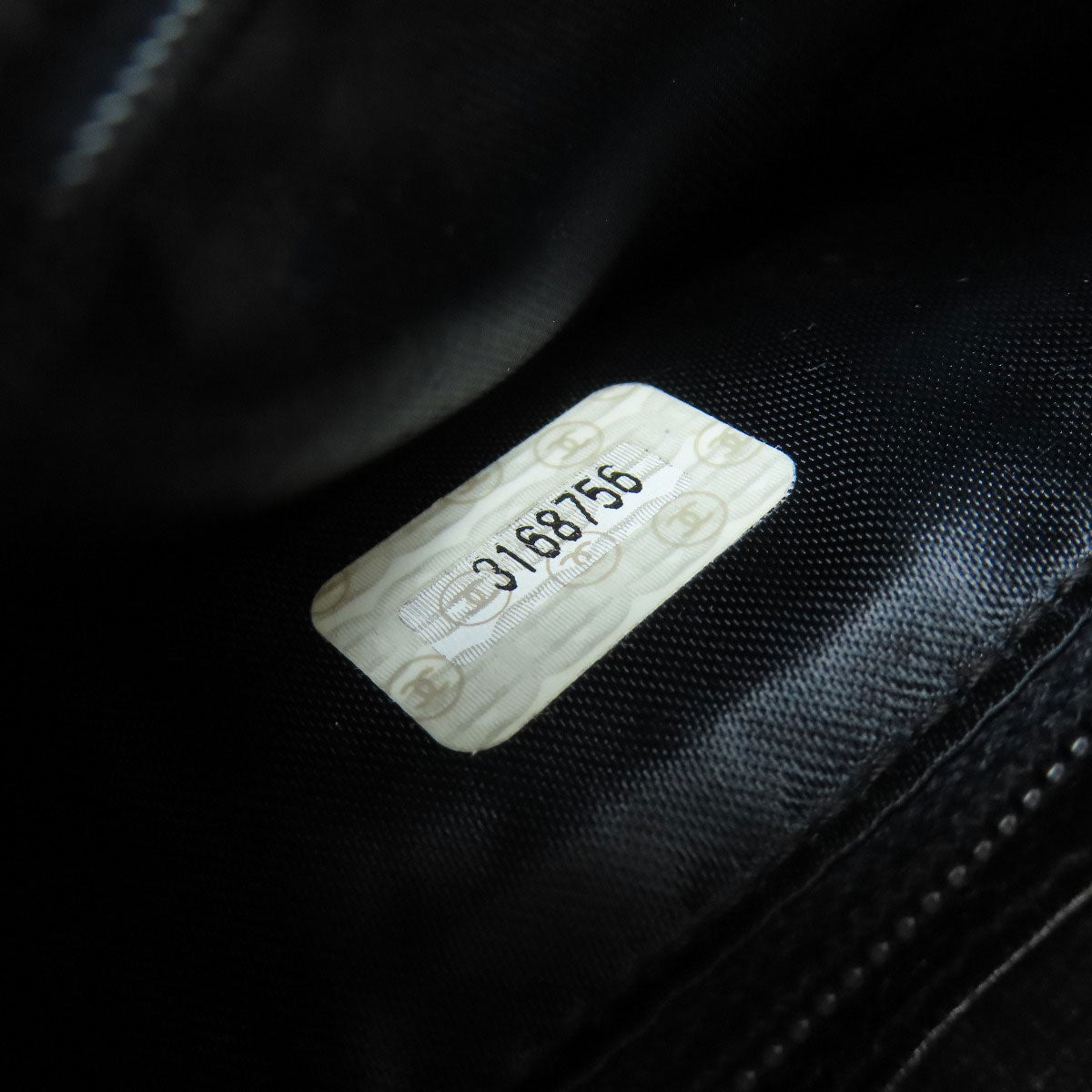 CHANEL シャネル フリンジ チェーンショルダー ゴールド金具 ショルダーバッグ ラムスキン レディース 中古