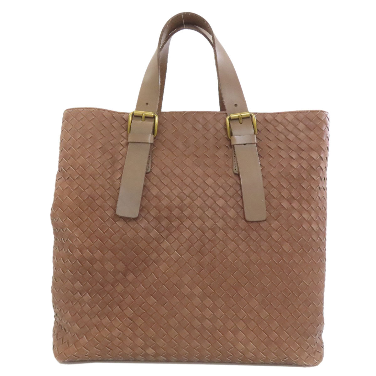 BOTTEGA VENETA ボッテガヴェネタ イントレチャート ハンドバッグ カーフ レディース 中古