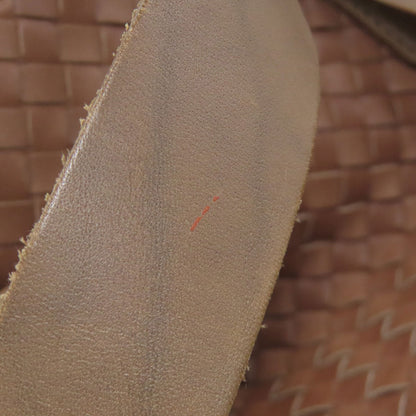 BOTTEGA VENETA ボッテガヴェネタ イントレチャート ハンドバッグ カーフ レディース 中古