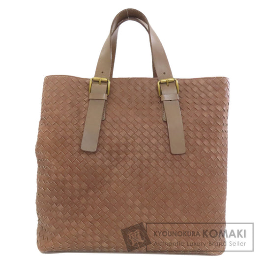 BOTTEGA VENETA ボッテガヴェネタ イントレチャート ハンドバッグ カーフ レディース 中古