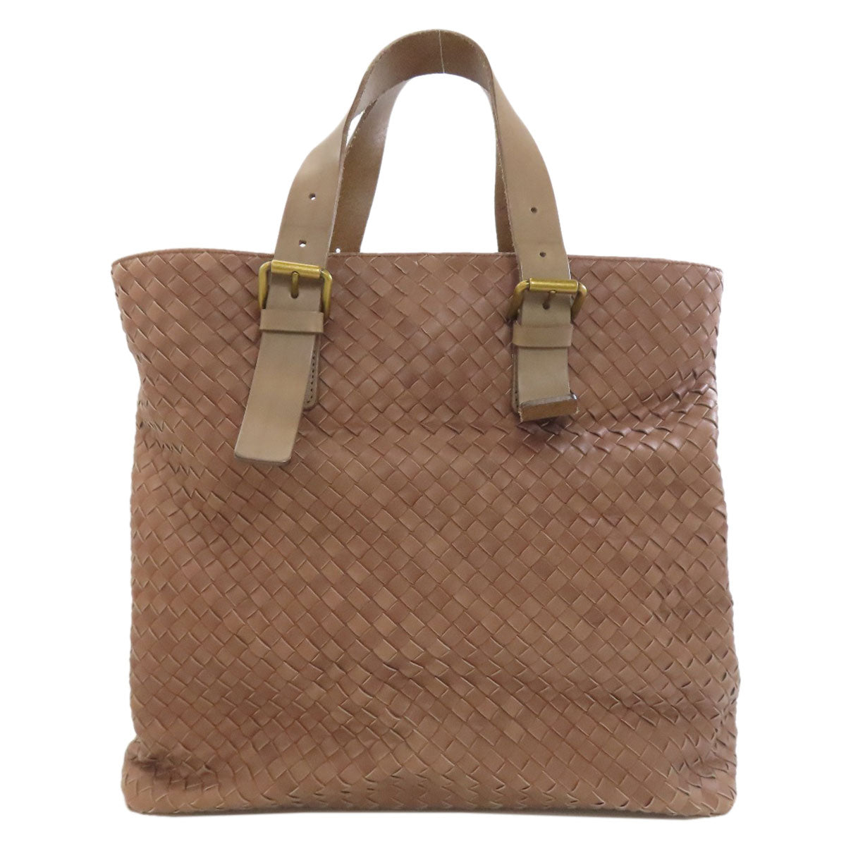 BOTTEGA VENETA ボッテガヴェネタ イントレチャート ハンドバッグ カーフ レディース 中古