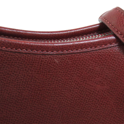HERMES エルメス トリム31 ルージュアッシュ シルバー金具 ショルダーバッグ リセ レディース 中古
