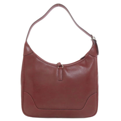 HERMES エルメス トリム31 ルージュアッシュ シルバー金具 ショルダーバッグ リセ レディース 中古