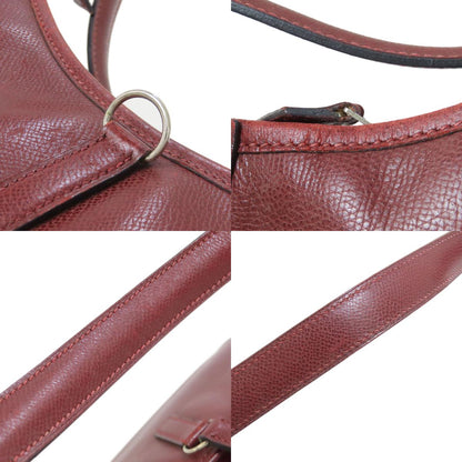 HERMES エルメス トリム31 ルージュアッシュ シルバー金具 ショルダーバッグ リセ レディース 中古