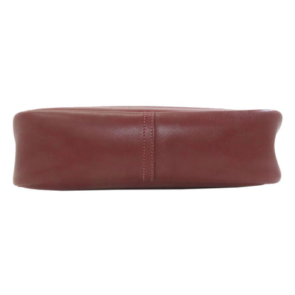 HERMES エルメス トリム31 ルージュアッシュ シルバー金具 ショルダーバッグ リセ レディース 中古
