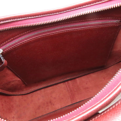 HERMES エルメス トリム31 ルージュアッシュ シルバー金具 ショルダーバッグ リセ レディース 中古