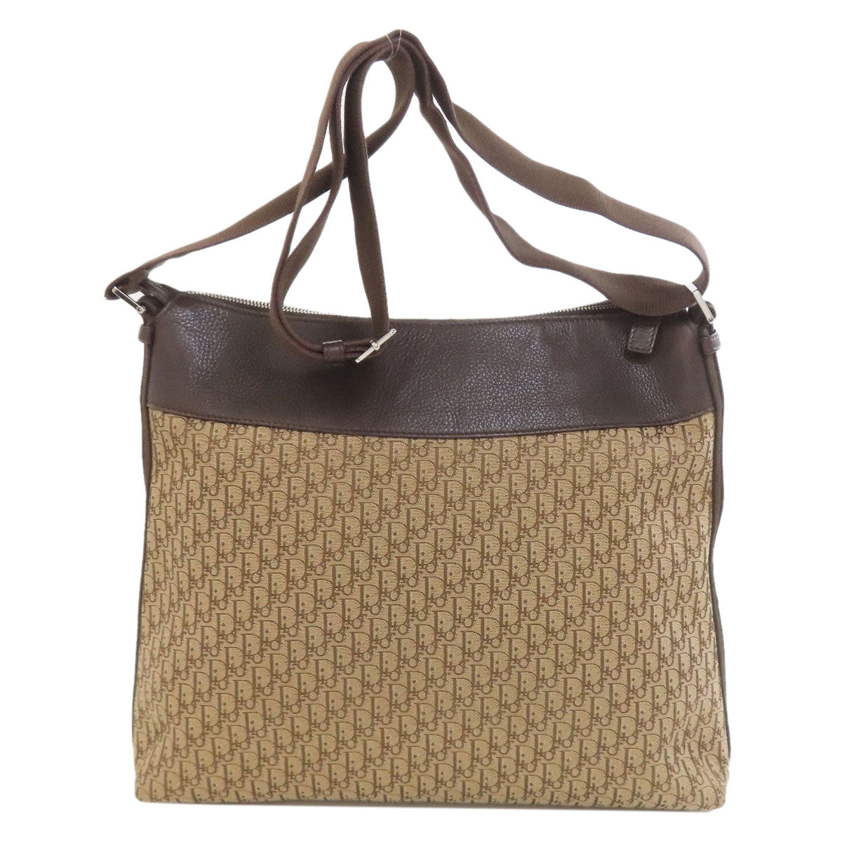CHRISTIAN DIOR クリスチャンディオール トロッター柄 ショルダーバッグ キャンバス レディース 中古