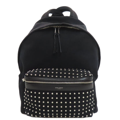 SAINT LAURENT サンローラン スタッズ リュック・デイパック キャンバス レディース 中古