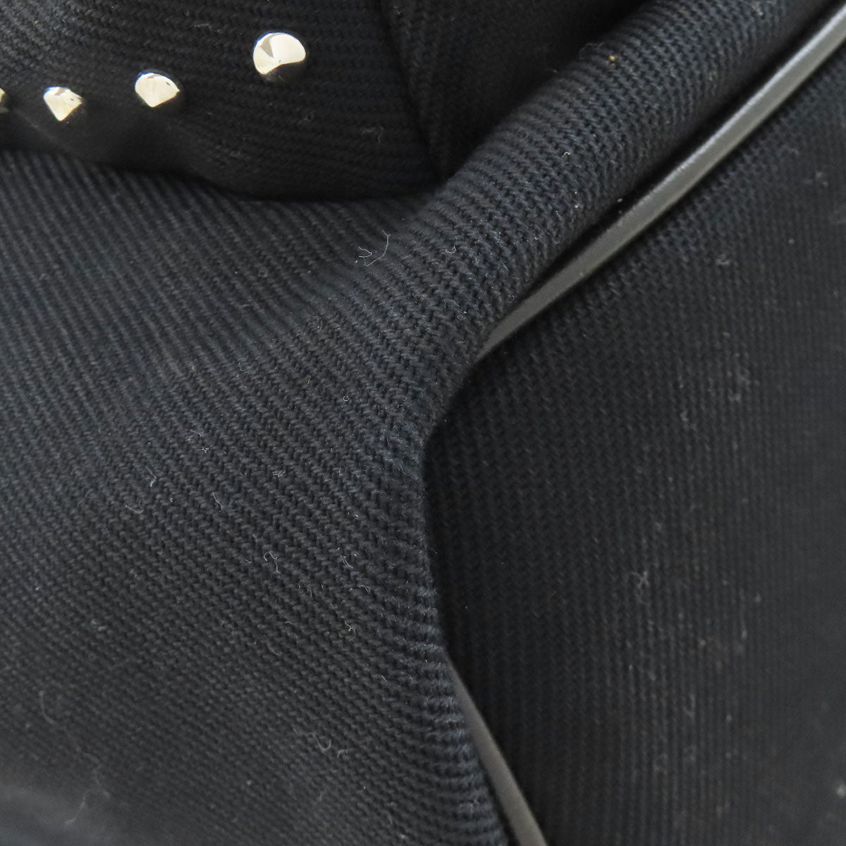 SAINT LAURENT サンローラン スタッズ リュック・デイパック キャンバス レディース 中古