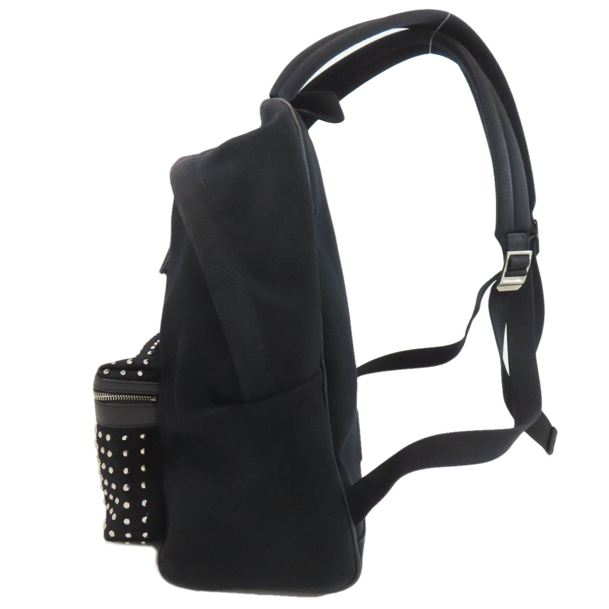 SAINT LAURENT サンローラン スタッズ リュック・デイパック キャンバス レディース 中古