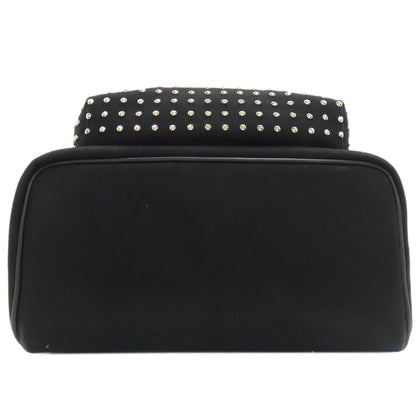 SAINT LAURENT サンローラン スタッズ リュック・デイパック キャンバス レディース 中古