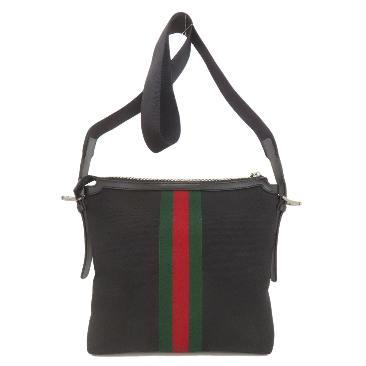 GUCCI グッチ 631199 アウトレット シェリーライン ロングショルダー ショルダーバッグ ナイロンキャンバス レディース 中古