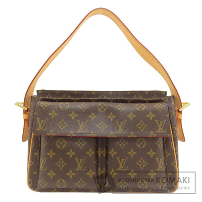 LOUIS VUITTON ルイヴィトン M51163 ヴィバ・シテGM ショルダーバッグ モノグラムキャンバス レディース 中古