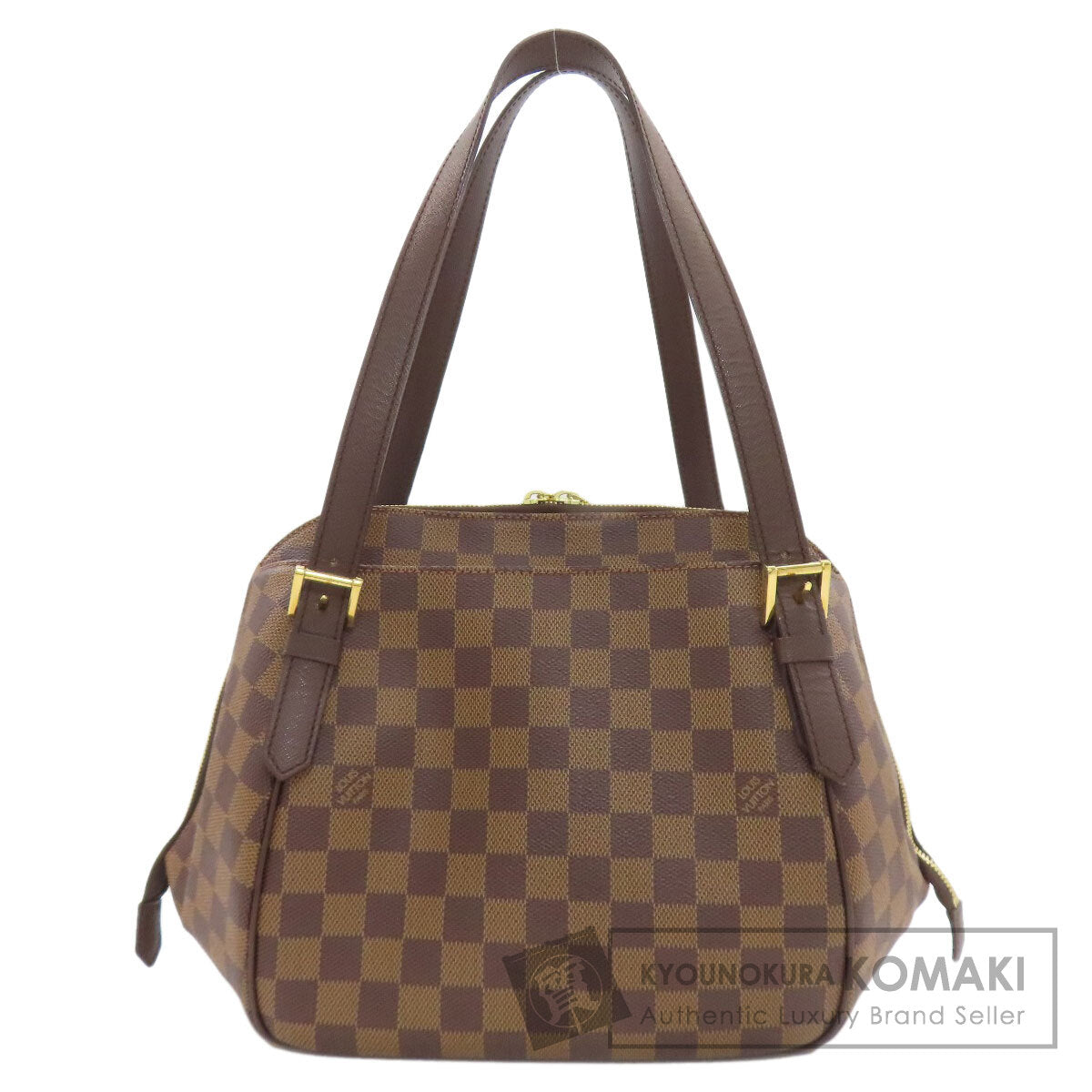 LOUIS VUITTON ルイヴィトン N51174 ベレムMM トートバッグ ダミエキャンバス レディース 中古
