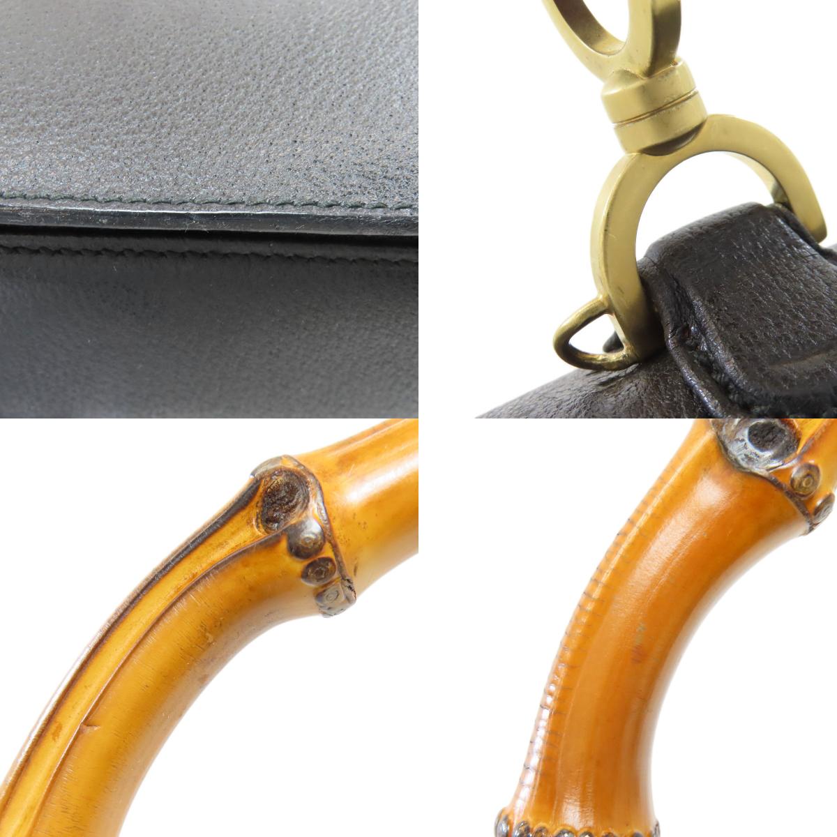 グッチ 000-2113-0633 バンブー 2WAY ハンドバッグ 中古 商品画像18