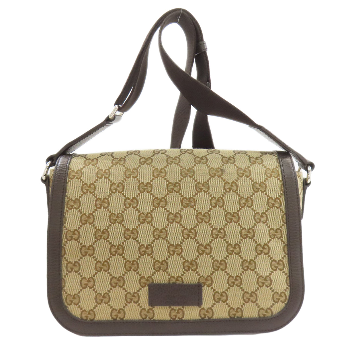 GUCCI グッチ 449172 アウトレット ロングショルダーGG ショルダーバッグ キャンバス レディース 中古