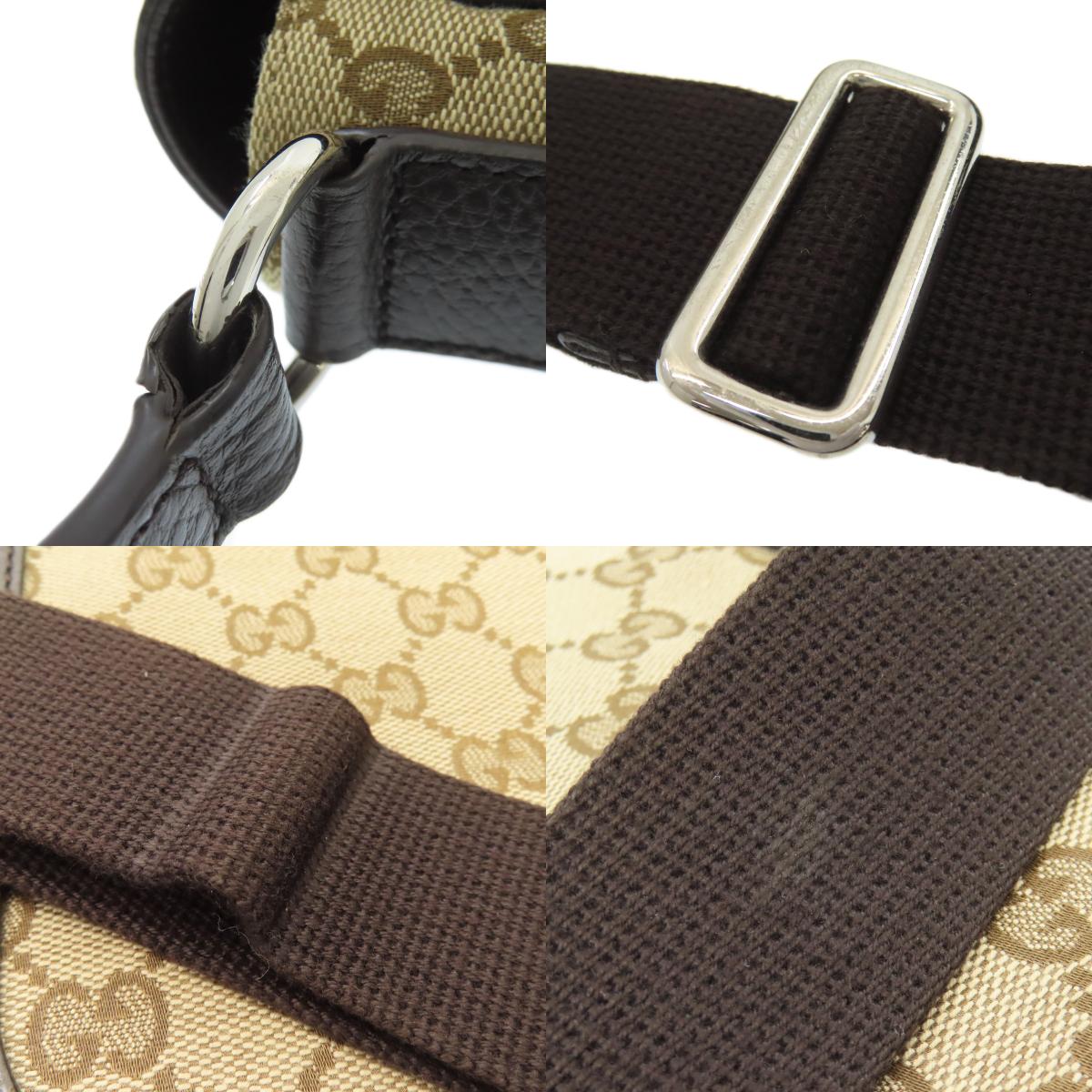 GUCCI グッチ 449172 アウトレット ロングショルダーGG ショルダーバッグ キャンバス レディース 中古