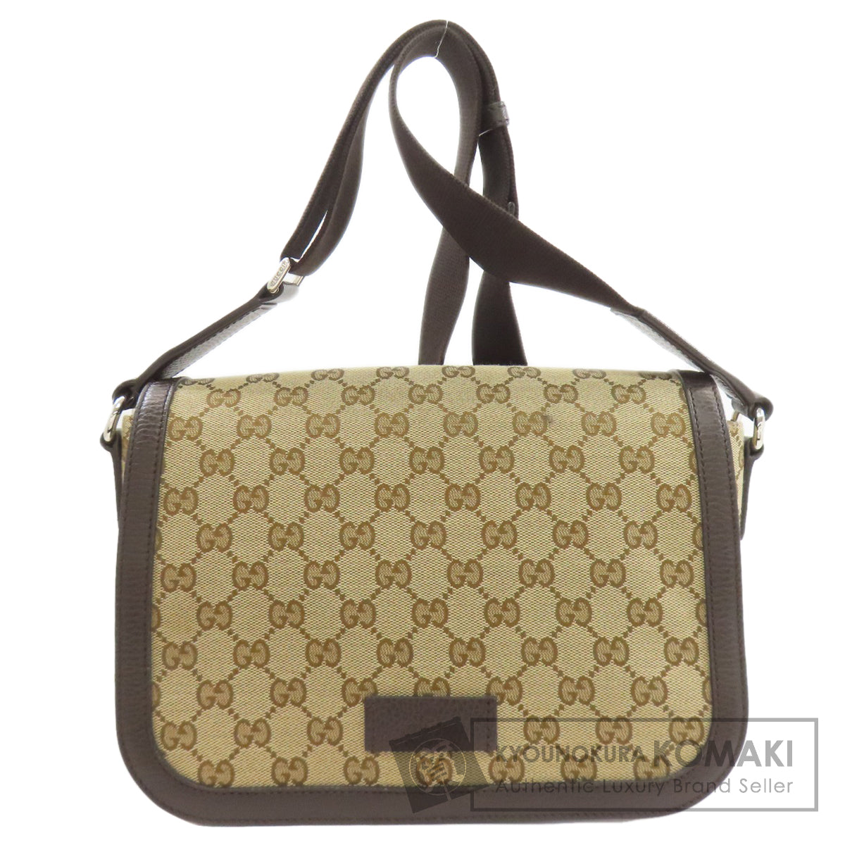 GUCCI グッチ 449172 アウトレット ロングショルダーGG ショルダーバッグ キャンバス レディース 中古