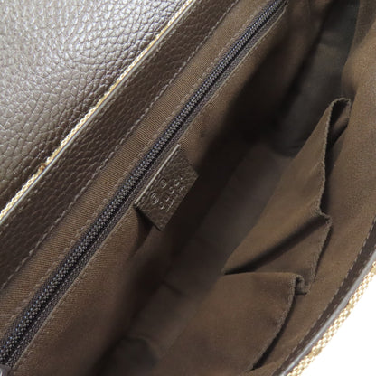 GUCCI グッチ 449172 アウトレット ロングショルダーGG ショルダーバッグ キャンバス レディース 中古