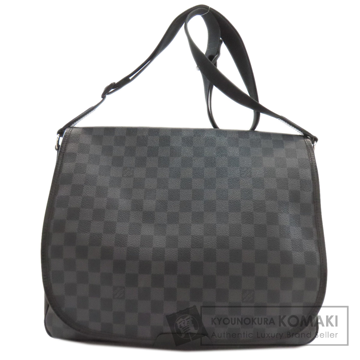 LOUIS VUITTON ルイヴィトン N58029 ダニエルMM ショルダーバッグ ダミエキャンバス メンズ 中古