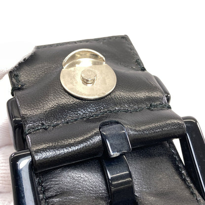 PRADA プラダ B7128 ベルトモチーフ ハンドバッグ ナイロン レディース 中古