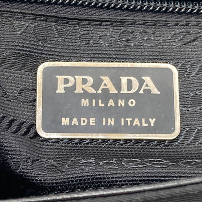 PRADA プラダ B7128 ベルトモチーフ ハンドバッグ ナイロン レディース 中古