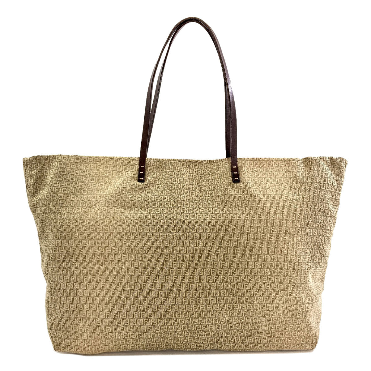 FENDI フェンディ ズッキーノ トートバッグ キャンバス レディース 中古