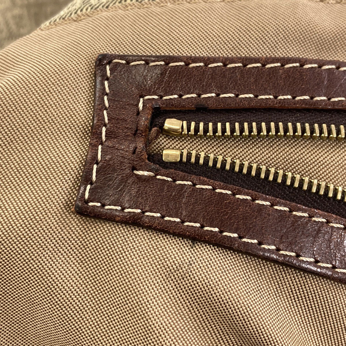 FENDI フェンディ ズッキーノ トートバッグ キャンバス レディース 中古
