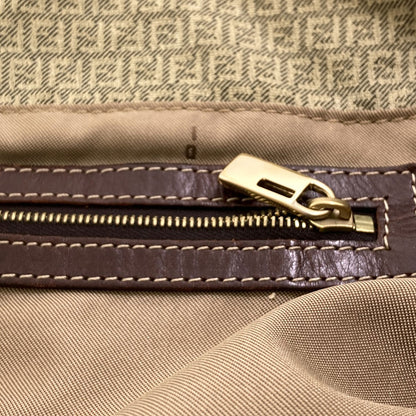FENDI フェンディ ズッキーノ トートバッグ キャンバス レディース 中古