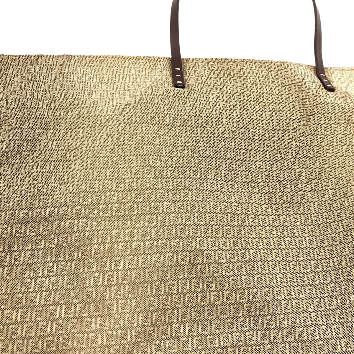 FENDI フェンディ ズッキーノ トートバッグ キャンバス レディース 中古