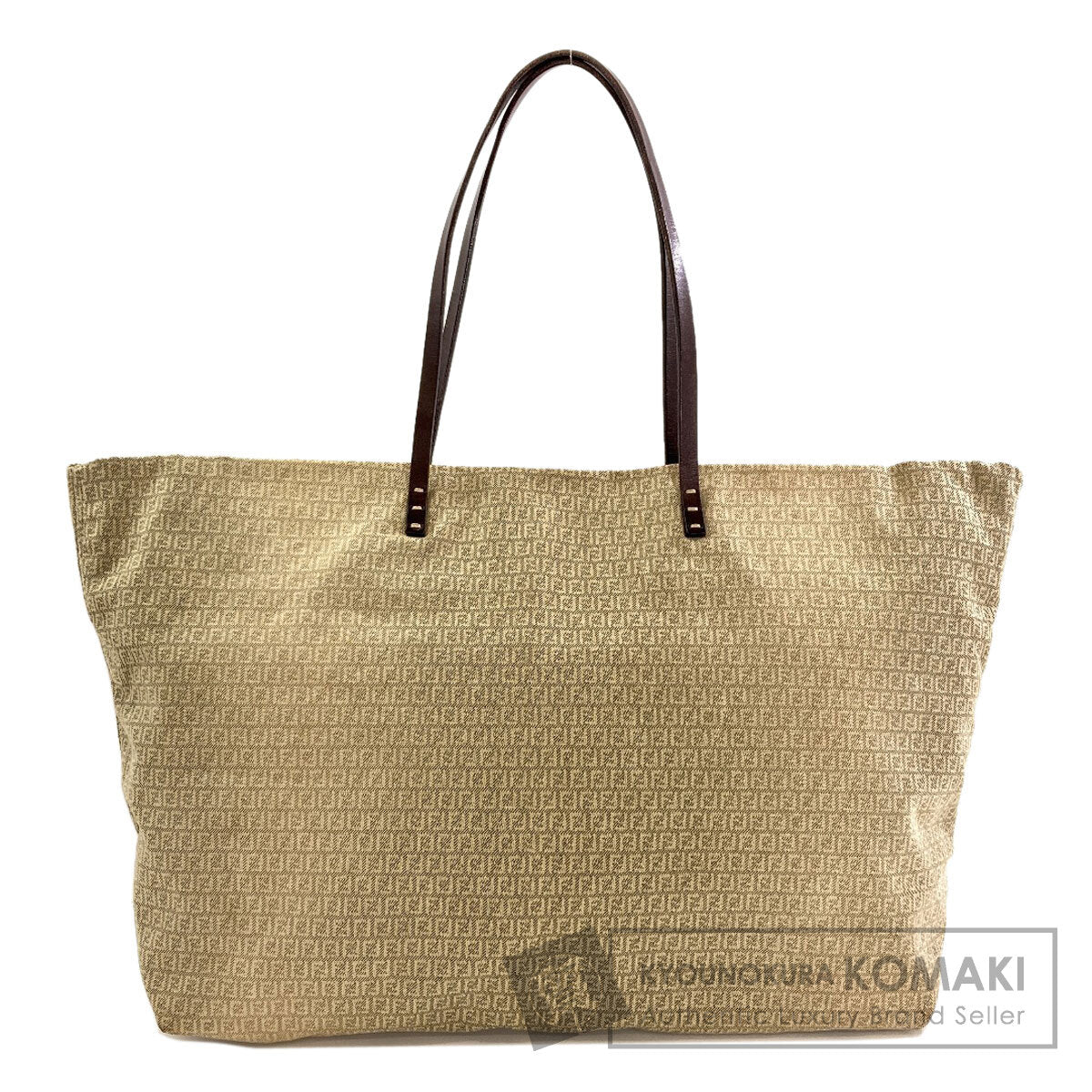 FENDI フェンディ ズッキーノ トートバッグ キャンバス レディース 中古