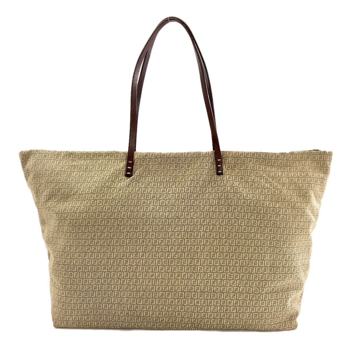 FENDI フェンディ ズッキーノ トートバッグ キャンバス レディース 中古