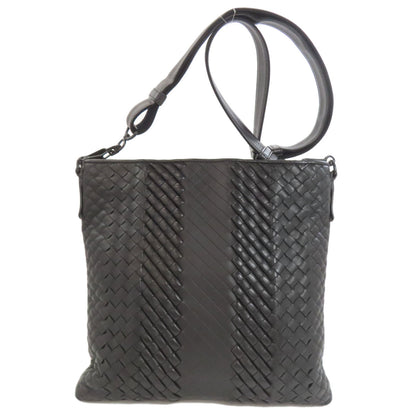 BOTTEGA VENETA ボッテガヴェネタ イントレチャート ショルダーバッグ カーフ レディース 中古