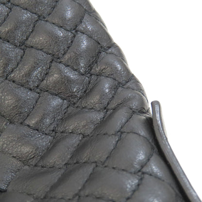 BOTTEGA VENETA ボッテガヴェネタ イントレチャート ショルダーバッグ カーフ レディース 中古