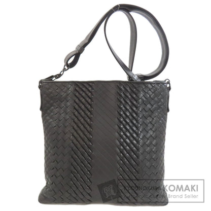 BOTTEGA VENETA ボッテガヴェネタ イントレチャート ショルダーバッグ カーフ レディース 中古