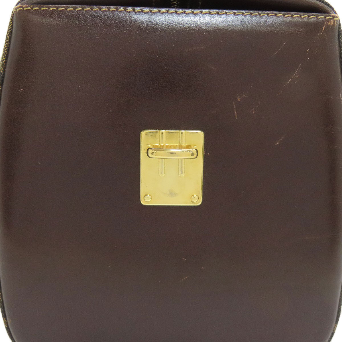 FENDI フェンディ ミニボストン ズッカ柄 ハンドバッグ キャンバス レディース 中古