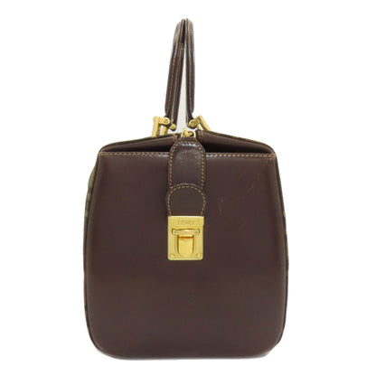 FENDI フェンディ ミニボストン ズッカ柄 ハンドバッグ キャンバス レディース 中古
