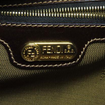 FENDI フェンディ ミニボストン ズッカ柄 ハンドバッグ キャンバス レディース 中古